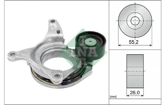 Belt tensioner, Poly V-belt 534 0794 10 Ina