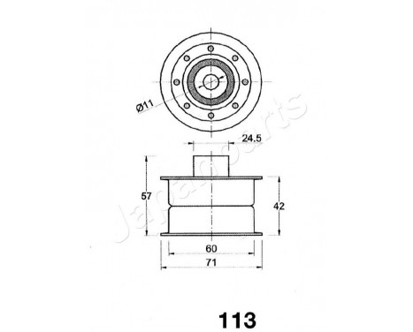 Belt tensioner, timing belt, Image 2
