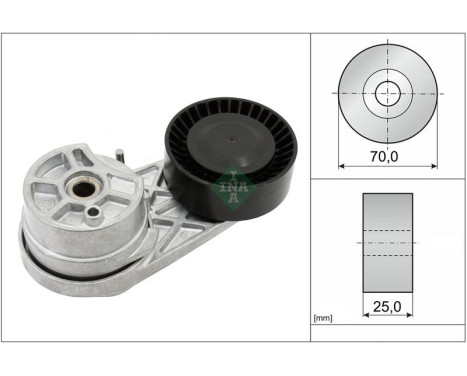 Belt Tensioner, V-ribbed belt 534 0727 10 Ina