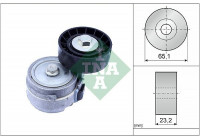 Belt Tensioner, V-ribbed belt 534070610 Ina
