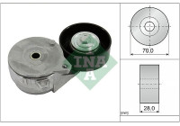 Belt Tensioner, V-ribbed belt 534081310 Ina