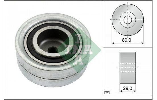 Deflection/Guide Pulley, timing belt 532011110 Ina