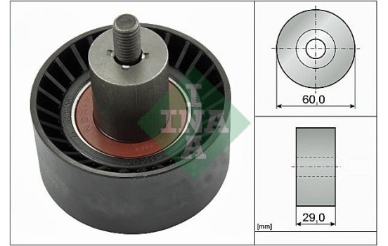 Deflection/Guide Pulley, timing belt 532018710 Ina