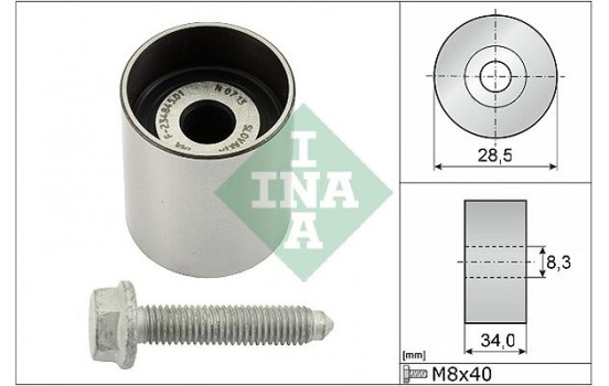 Deflection/Guide Pulley, timing belt 532019710 Ina