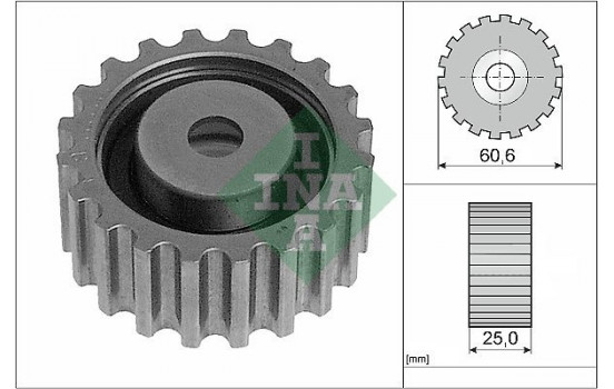 Deflection/Guide Pulley, timing belt 532021810 Ina
