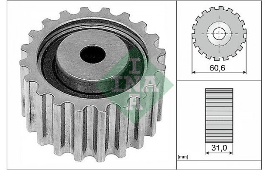 Deflection/Guide Pulley, timing belt 532022010 Ina