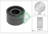 Deflection/Guide Pulley, timing belt 532022510 Ina
