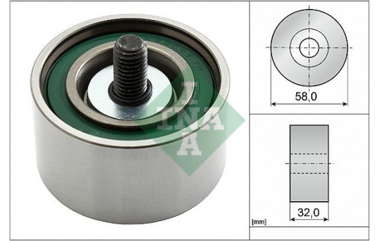 Deflection/Guide Pulley, timing belt 532054010 Ina