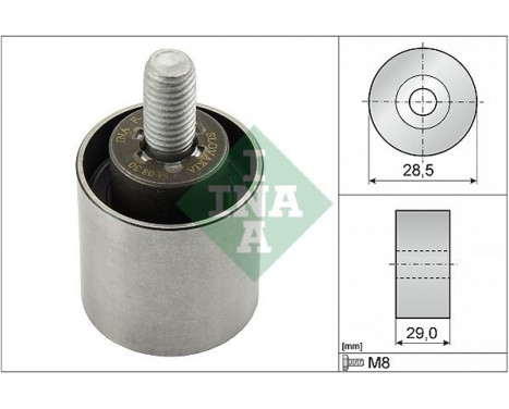 Deflection/Guide Pulley, timing belt 532066110 Ina