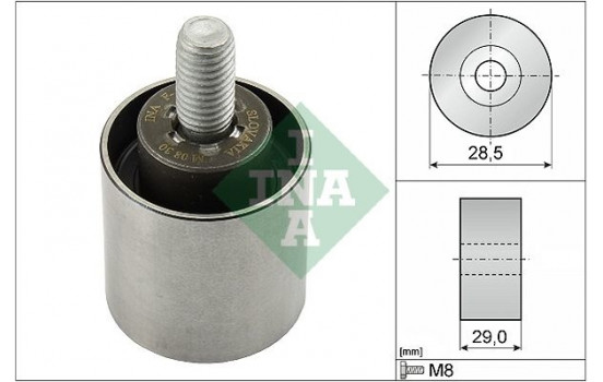 Deflection/Guide Pulley, timing belt 532066110 Ina