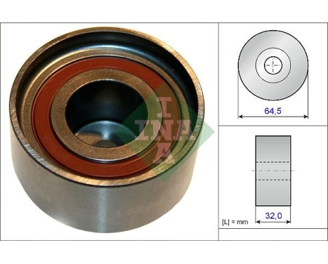 Deflection/Guide Pulley, timing belt 532067510 Ina
