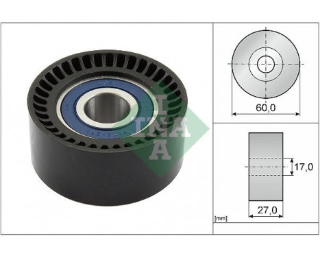 Deflection/Guide Pulley, timing belt 532074710 Ina