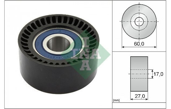Deflection/Guide Pulley, timing belt 532074710 Ina