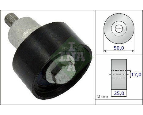 Deflection/Guide Pulley, timing belt 532075310 Ina