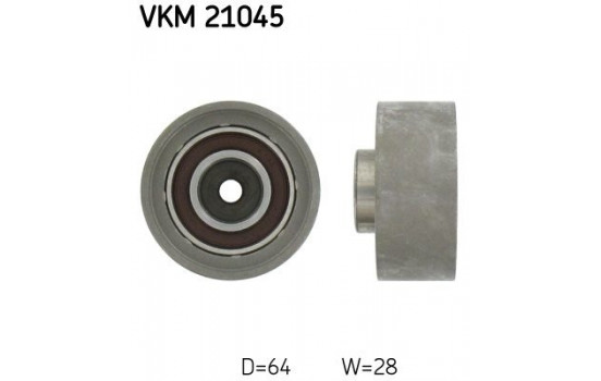 Deflection/Guide Pulley, timing belt VKM 21045 SKF