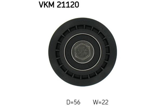 Deflection/Guide Pulley, timing belt VKM 21120 SKF