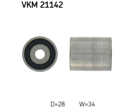 Deflection/Guide Pulley, timing belt VKM 21142 SKF