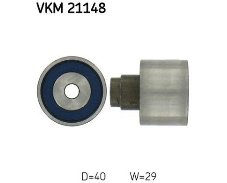 Deflection/Guide Pulley, timing belt VKM 21148 SKF