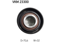 Deflection/Guide Pulley, timing belt VKM 23300 SKF