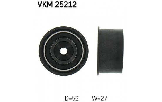 Deflection/Guide Pulley, timing belt VKM 25212 SKF