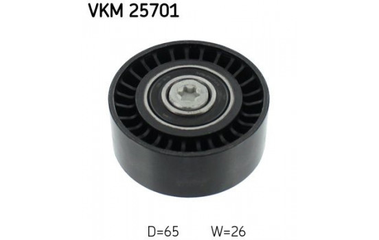 Deflection/Guide Pulley, timing belt VKM 25701 SKF
