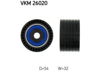 Deflection/Guide Pulley, timing belt VKM 26020 SKF