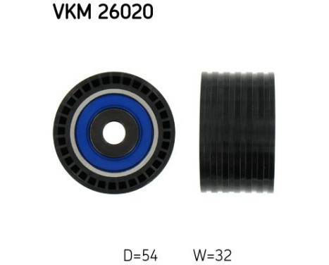 Deflection/Guide Pulley, timing belt VKM 26020 SKF