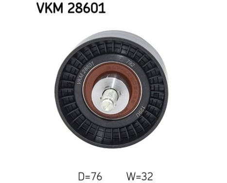 Deflection/Guide Pulley, timing belt VKM 28601 SKF