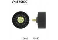 Deflection/Guide Pulley, timing belt VKM 80000 SKF