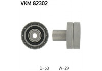 Deflection/Guide Pulley, timing belt VKM 82302 SKF