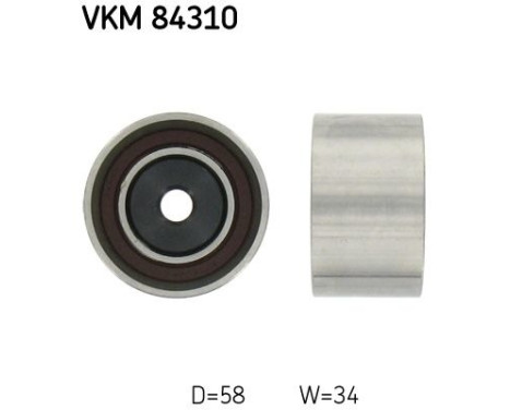 Deflection/Guide Pulley, timing belt VKM 84310 SKF
