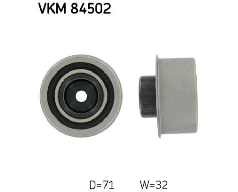 Deflection/Guide Pulley, timing belt VKM 84502 SKF