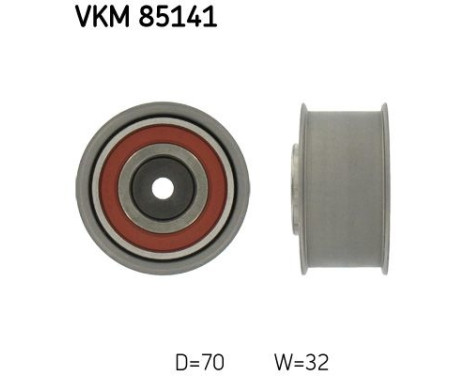 Deflection/Guide Pulley, timing belt VKM 85141 SKF