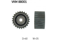 Deflection/Guide Pulley, timing belt VKM 88001 SKF