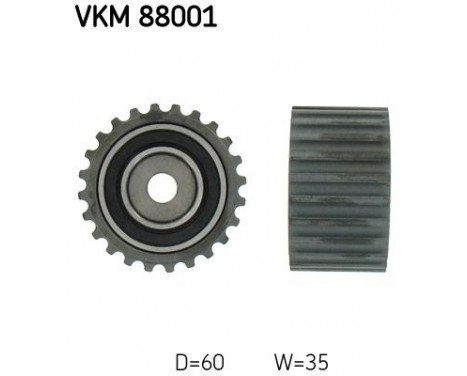 Deflection/Guide Pulley, timing belt VKM 88001 SKF