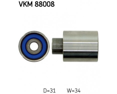 Deflection/Guide Pulley, timing belt VKM 88008 SKF