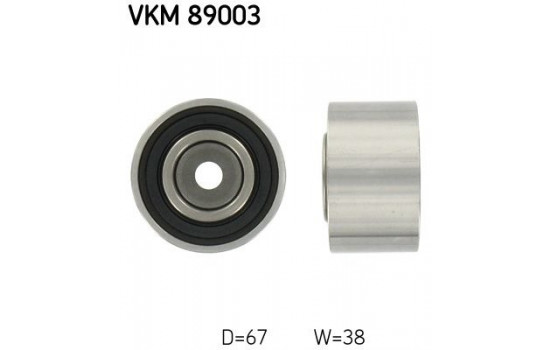 Deflection/Guide Pulley, timing belt VKM 89003 SKF