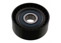 Deflection/Guide Pulley, v-ribbed belt 100172 FEBI