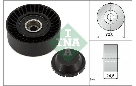 Deflection/Guide Pulley, v-ribbed belt 532 0552 10 Ina