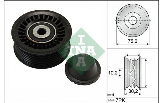 Deflection/Guide Pulley, v-ribbed belt 532 0668 10 Ina