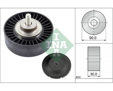 Deflection/Guide Pulley, v-ribbed belt 532 0752 10 Ina