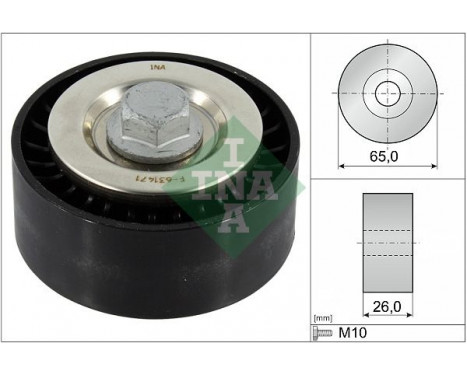 Deflection/Guide Pulley, v-ribbed belt 532 0896 10 Ina