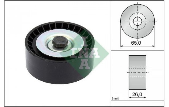 Deflection/Guide Pulley, V-ribbed belt 532 0916 10 Ina