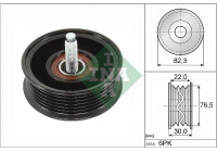 Deflection/Guide Pulley, v-ribbed belt 532 0922 10 Ina