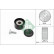 Deflection/Guide Pulley, v-ribbed belt 532023410 Ina