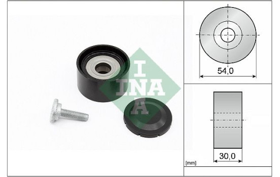 Deflection/Guide Pulley, v-ribbed belt 532023410 Ina