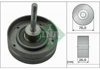 Deflection/Guide Pulley, v-ribbed belt 532035130 Ina