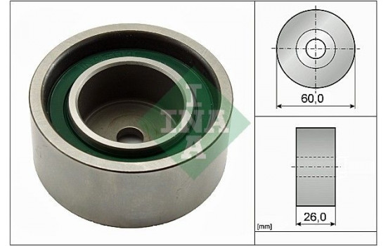 Deflection/Guide Pulley, v-ribbed belt 532036720 Ina