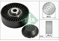 Deflection/Guide Pulley, v-ribbed belt 532037020 Ina