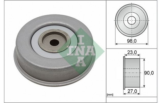 Deflection/Guide Pulley, v-ribbed belt 532038120 Ina